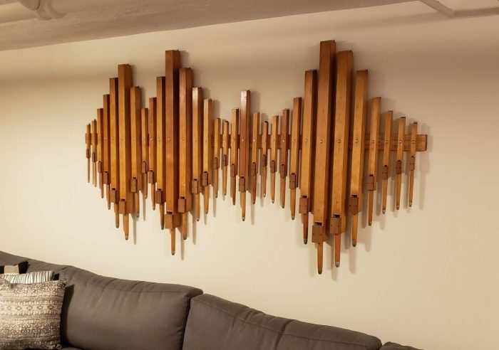 Organ with a wall crossword