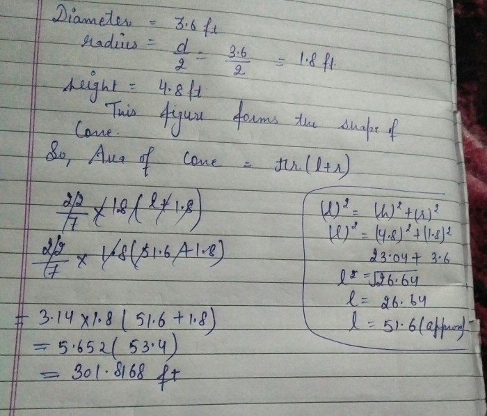 Pi each area figure use find