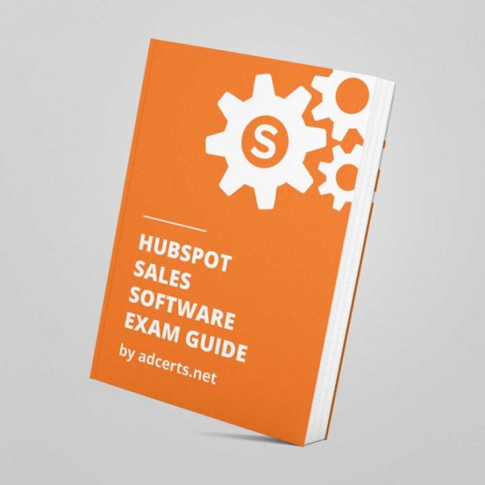 Hubspot sales software exam answers