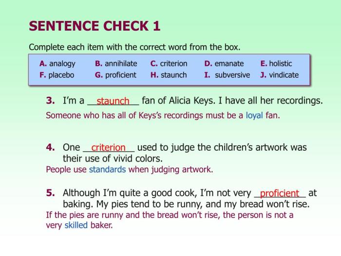 Chapter 5 sentence check 2 answer key